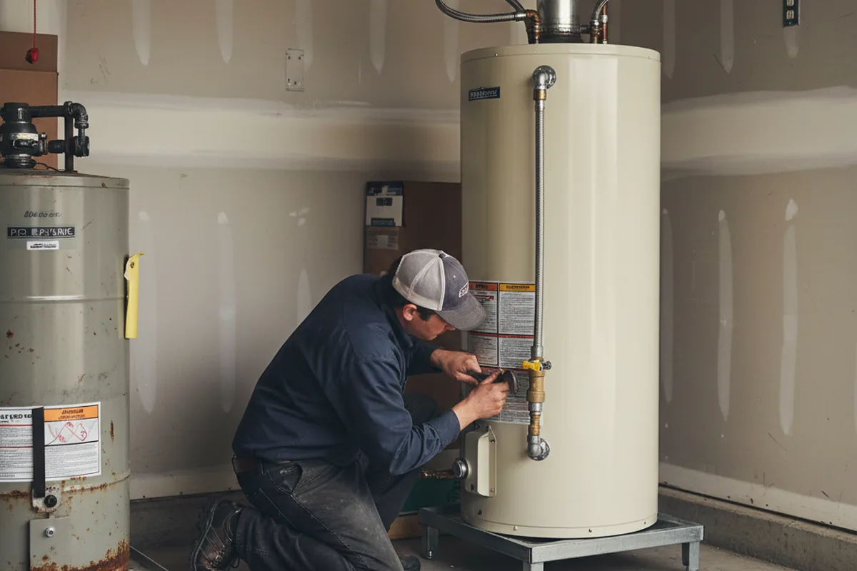 Water heater and shutoff valve replacement in Breaux Bridge